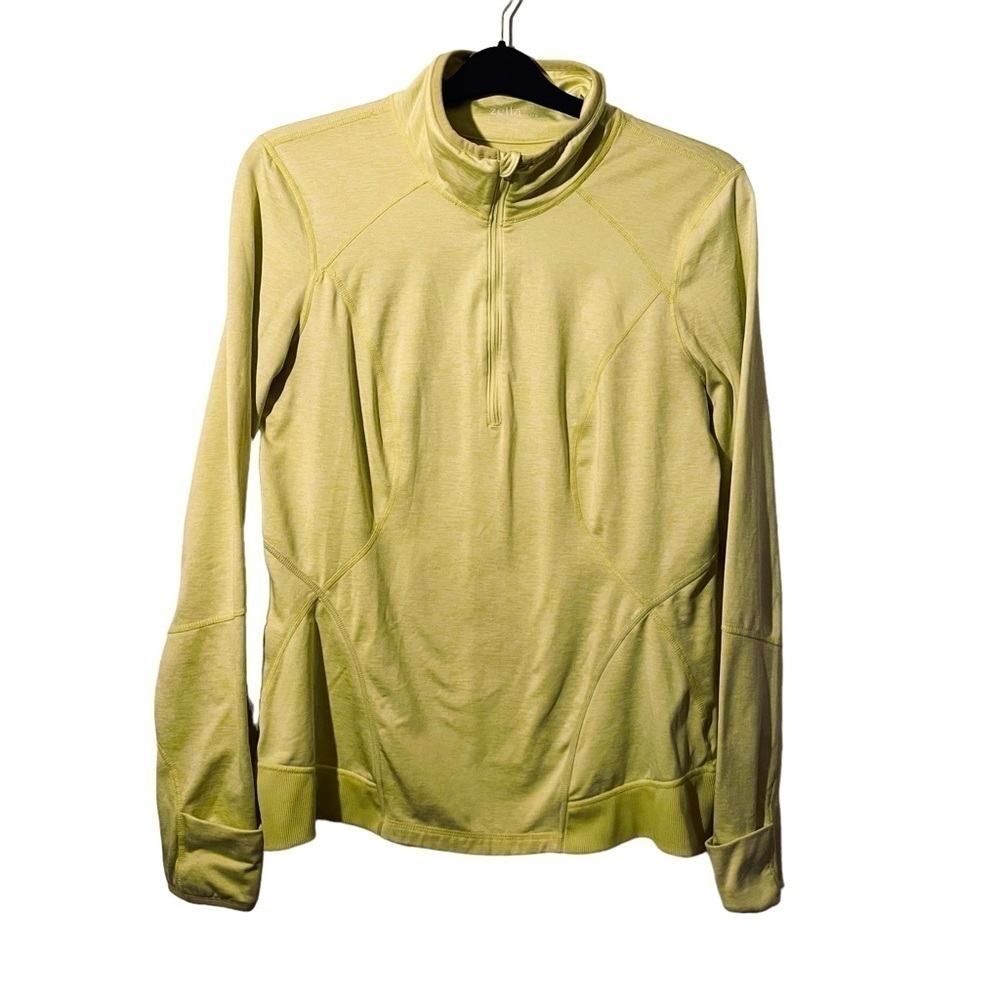Zella Pullover Half Zip Athletic Jacket Lightweight Thumbholes Size XL